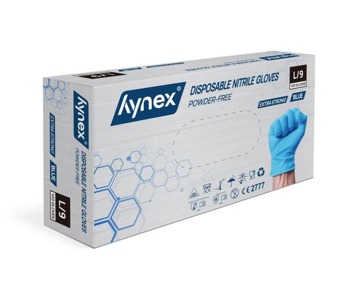 Hynex nitrile extra strong blauw
