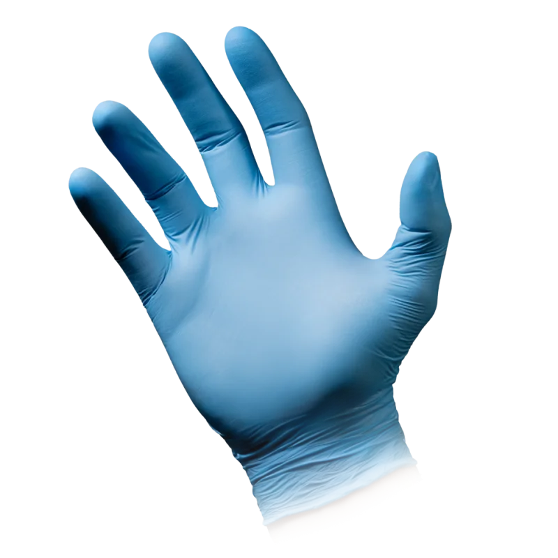 Puracomfort blue - poedervrije nitrile handschoen